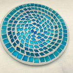 Mozaik stakleni dekorativni tanjir