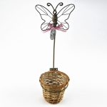 Korpa za cveće leptir