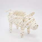 Korpa za cveće prase