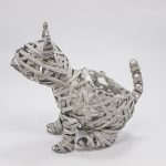 Korpa za cveće mačka