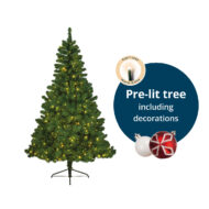 Novogodišnja jelka Imperial pine decorated - Slika 2