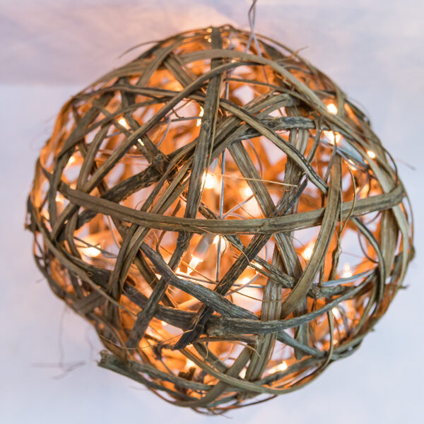 Ratan LED lampion